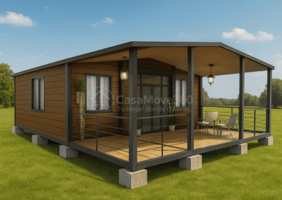 Casa plegable de 54 metros cuadrados modelo Córdoba