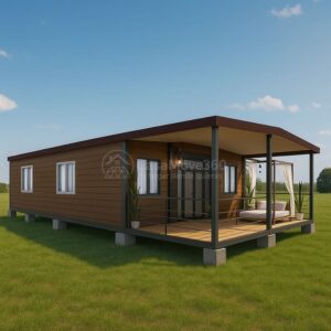 Casa plegable de 90 metros cuadrados modelo Huelva